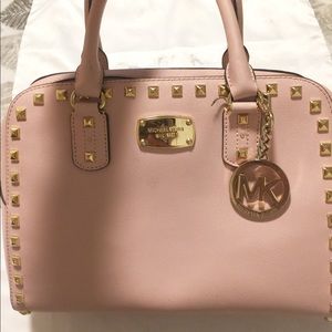 Michael Kors Blush Pink Studded Purse